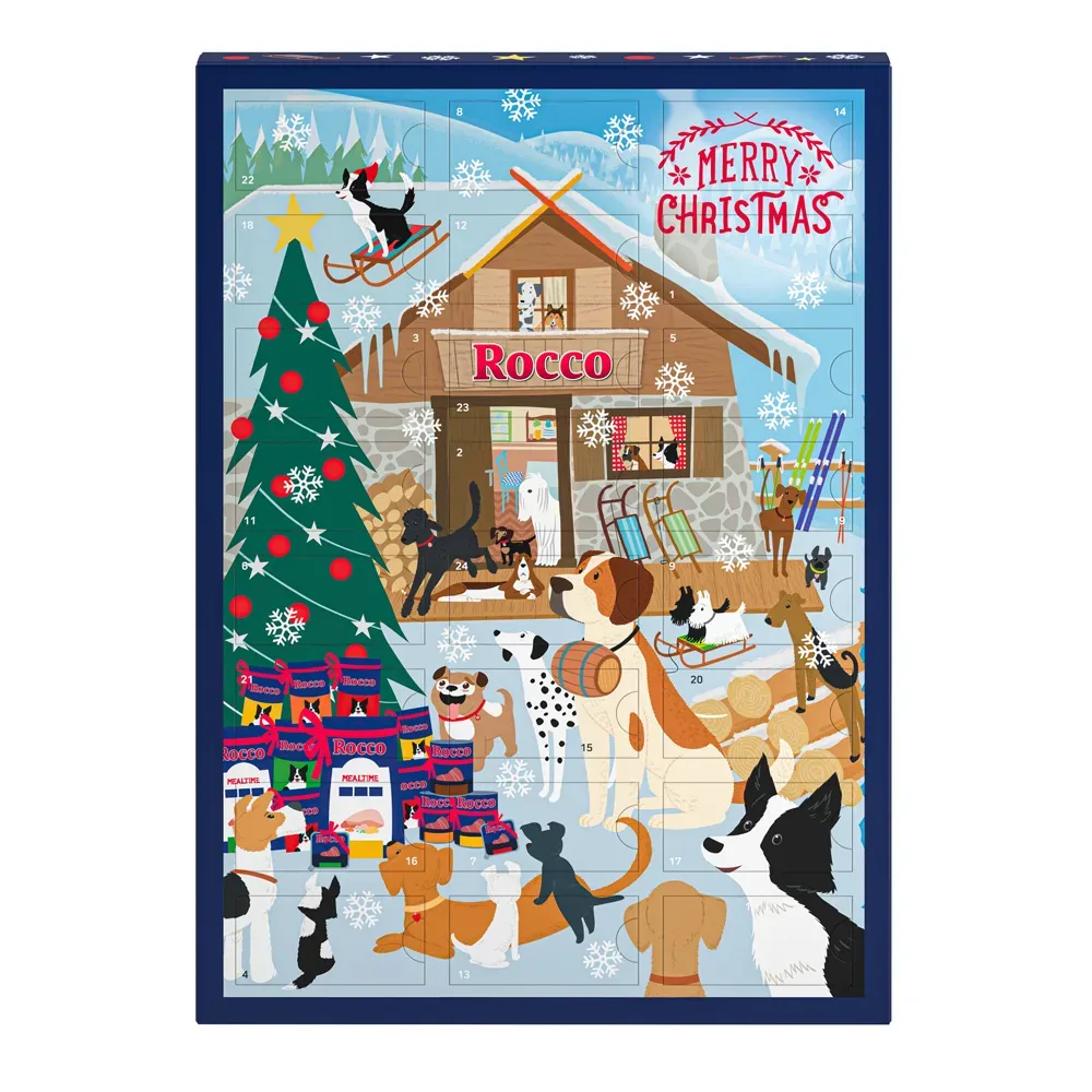 Rocco Adventskalender für Hunde - 3 Stück (576 g)