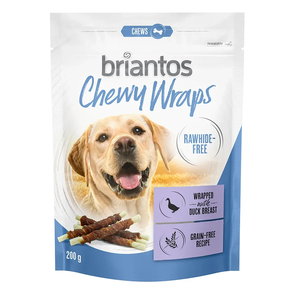 Briantos Chewy Wraps ohne Rohhaut - Ente 200 g