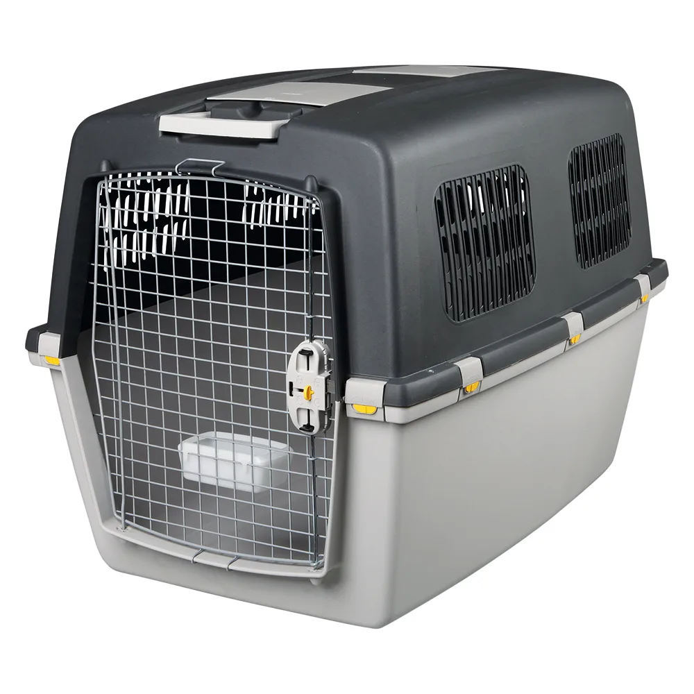 Trixie Transportbox Gulliver + Vetbed® Isobed SL Hundedecke Paw - Box Grösse 7: B 73 x T 104 x H 75 cm + Decke L 150 x B 100 cm