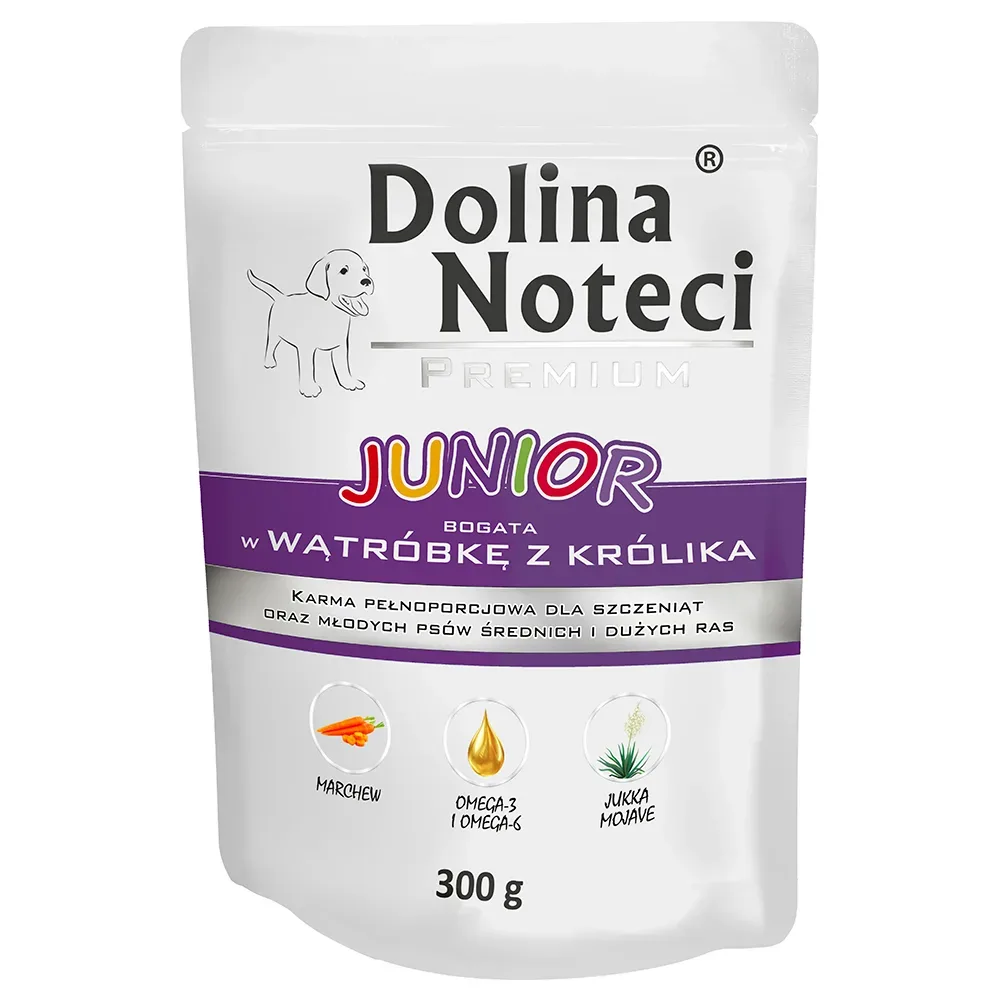 Sparpaket Dolina Noteci Junior 20 x 300 g - reich an Kaninchenleber