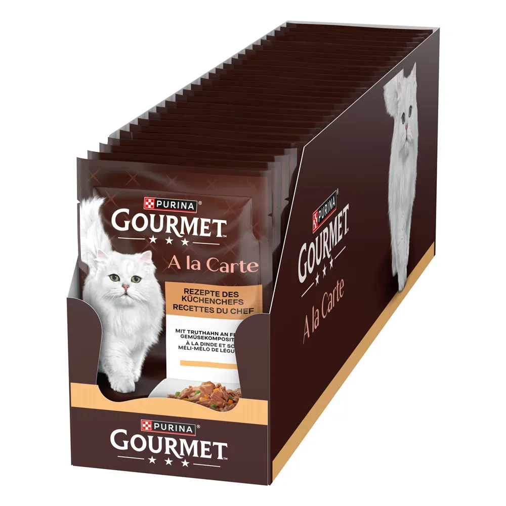Megapack GOURMET A la Carte 26 x 85 g - Truthahn und Gemüse