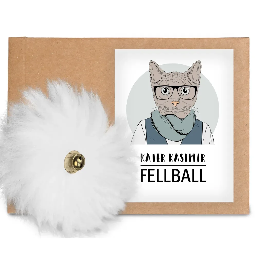 Kater Kasimir Fellball - 1 Stück