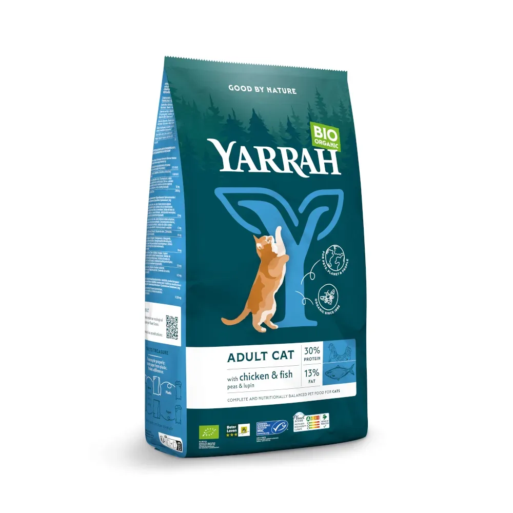 Yarrah Bio mit Bio-Huhn & Fisch - 2,4 kg