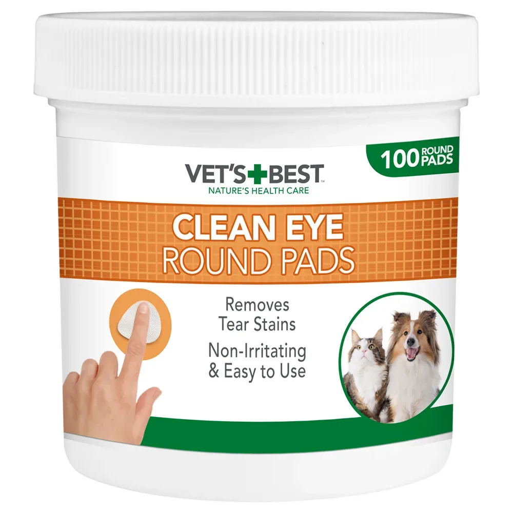 Vet's Best® Clean Augenpads für Hunde - 100 Pads