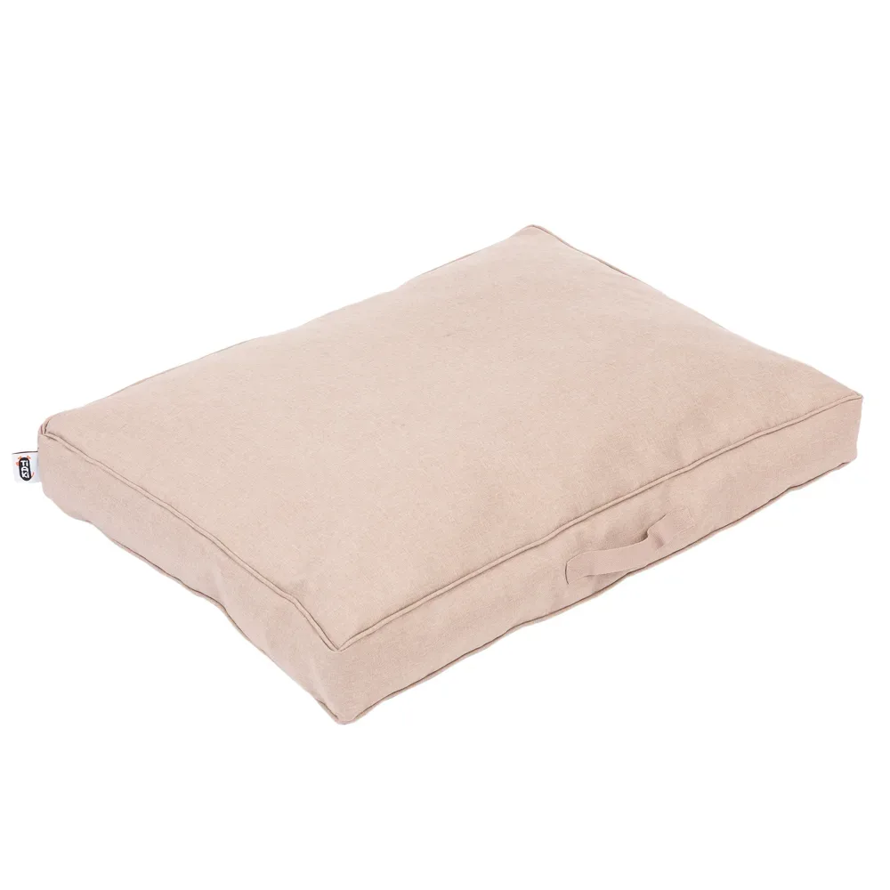 DOPPELT ANGELEGT-TIAKI Hundematratze Memory Foam, beige - L: L 120 x B 90 x H 19 cm