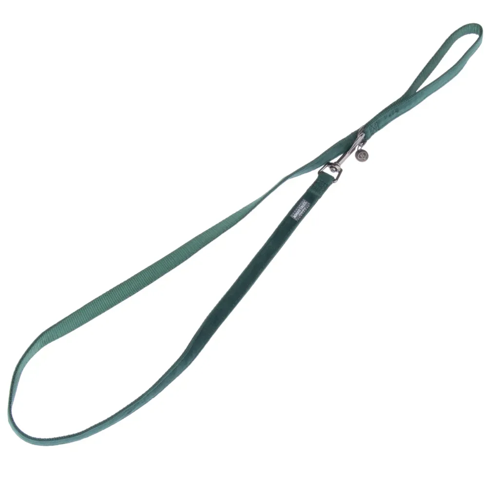 Nomad Tales Blush Hundeleine, Emerald - 200 cm lang, 20 mm breit