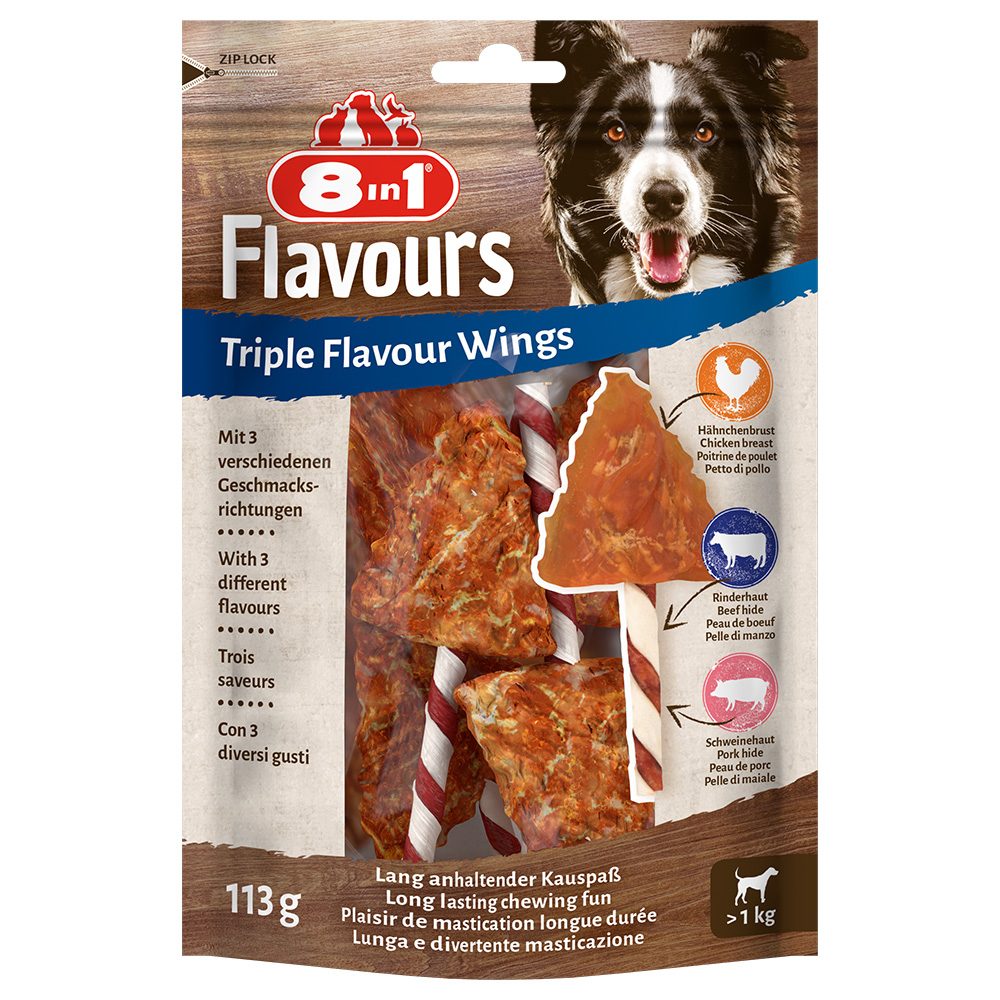 8in1 Triple Flavour Wings 6 Stück
