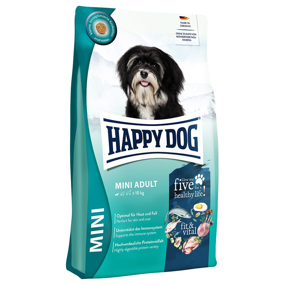 HAPPY DOG fit & vital Trockenfutter Hund Adult, Mini 4 kg