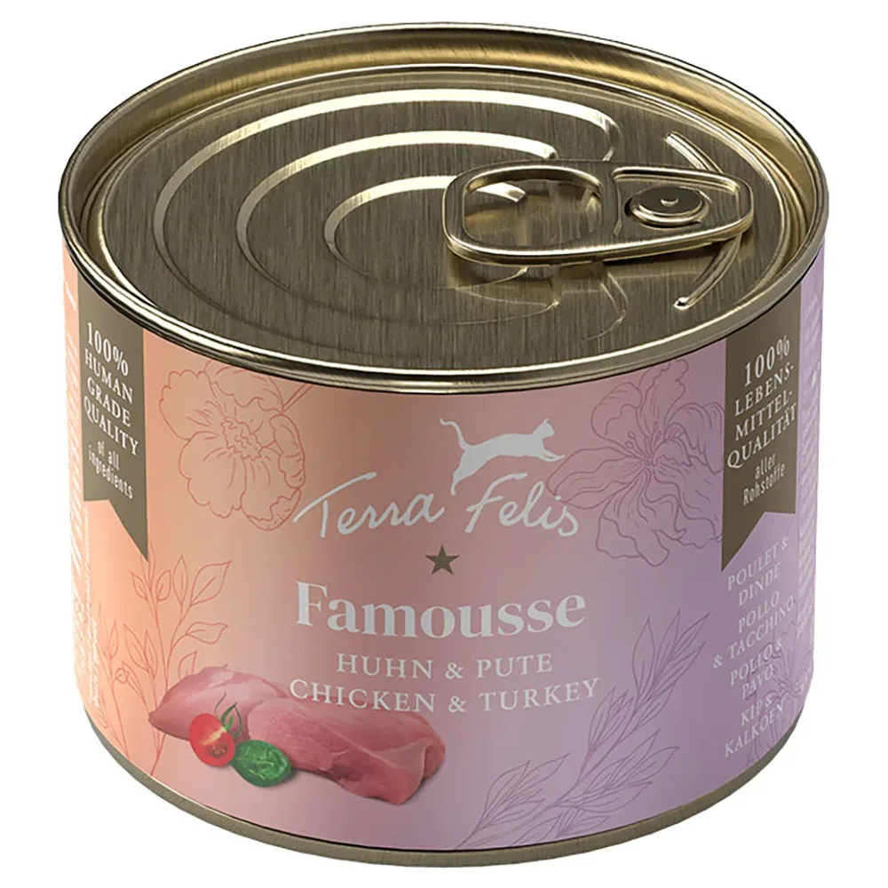 Terra Felis Famousse 12 x 200 g - Huhn & Pute