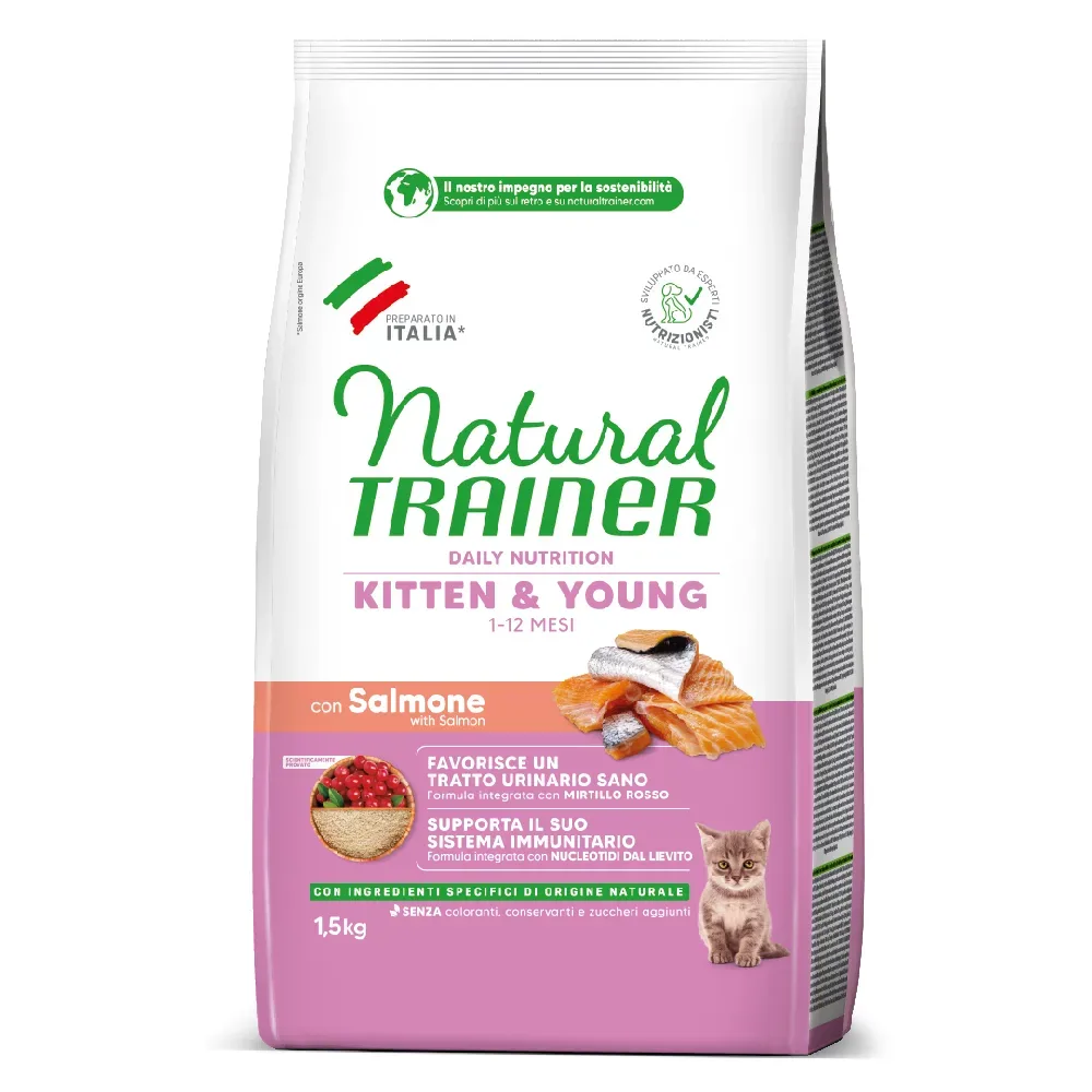 Natural Trainer Kitten Lachs - 1,5 kg