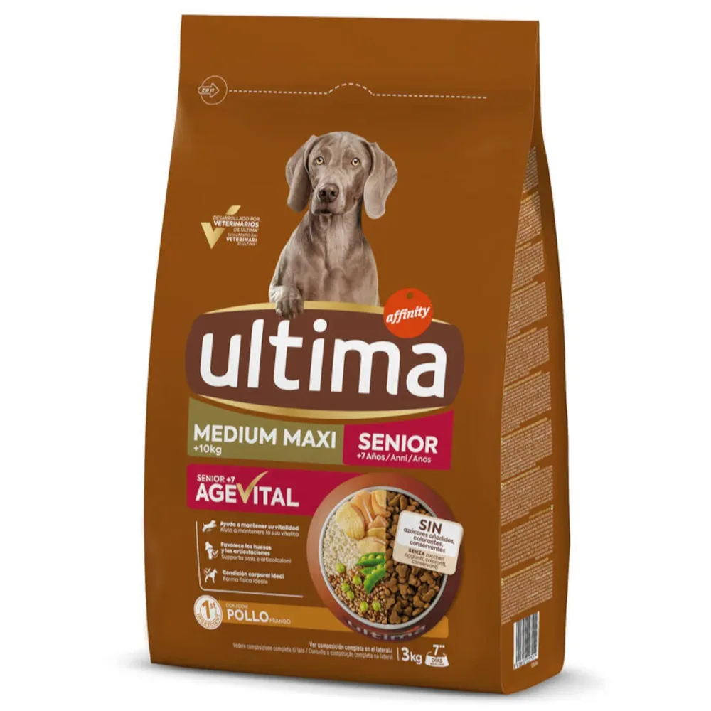 Ultima Medium / Maxi Senior Huhn - 3 kg