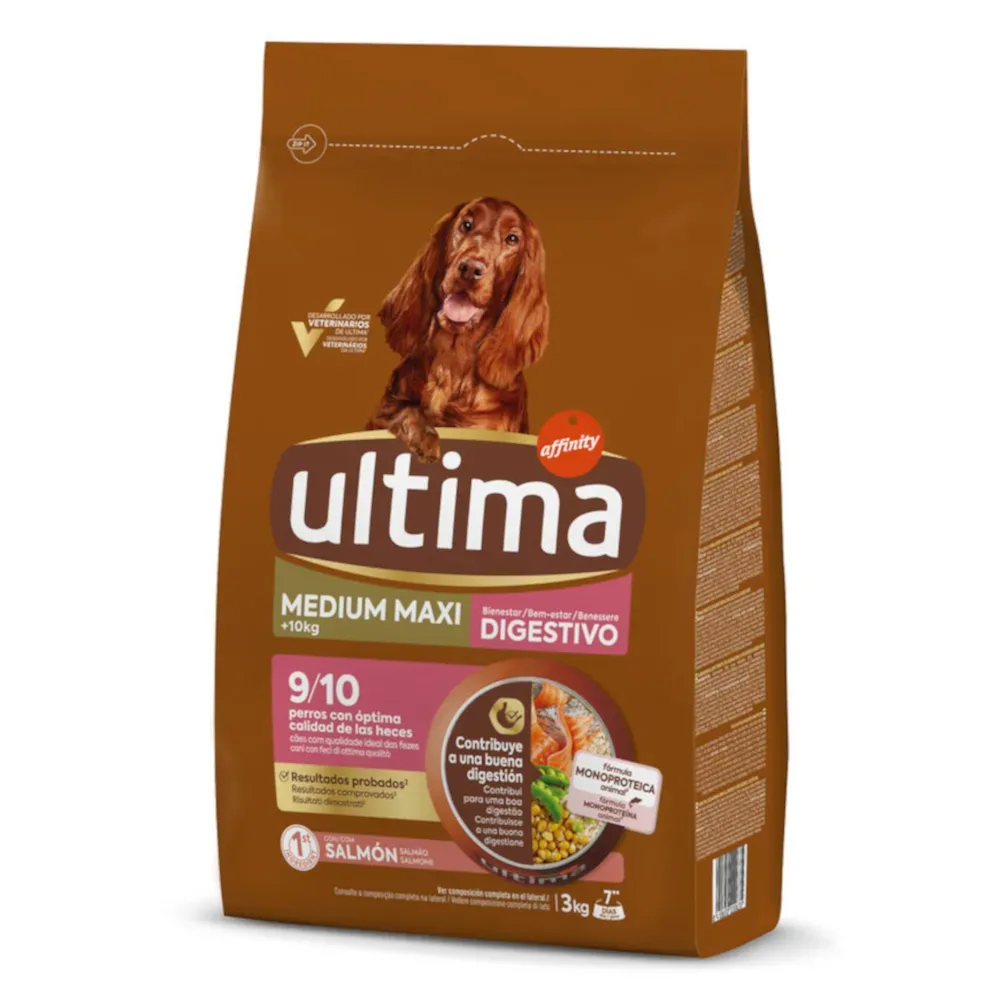 Ultima Medium / Maxi Digestive Well-Being Lachs - Sparpaket: 2 x 7 kg