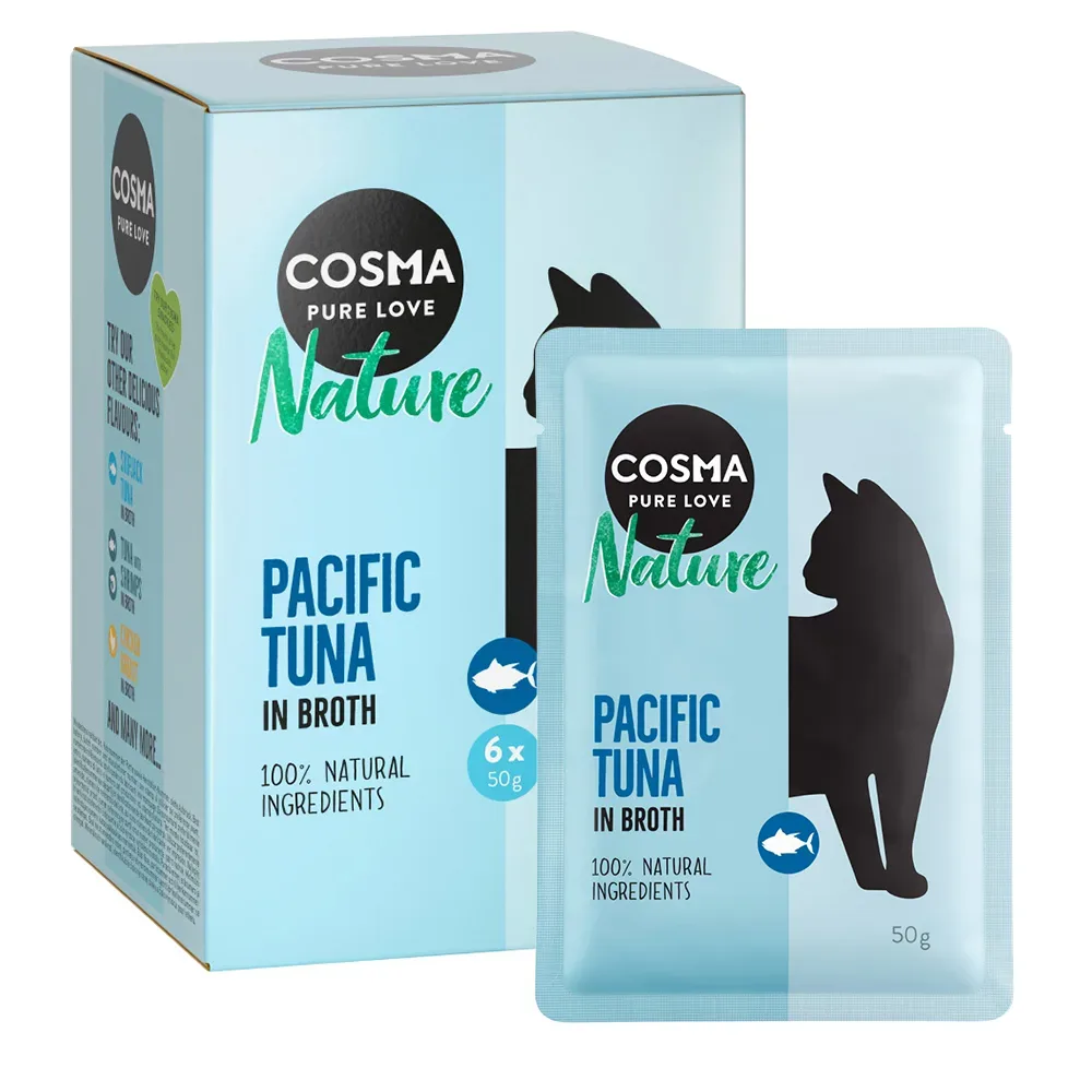 Cosma Nature Frischebeutel 6 x 50 g - Pazifikthunfisch