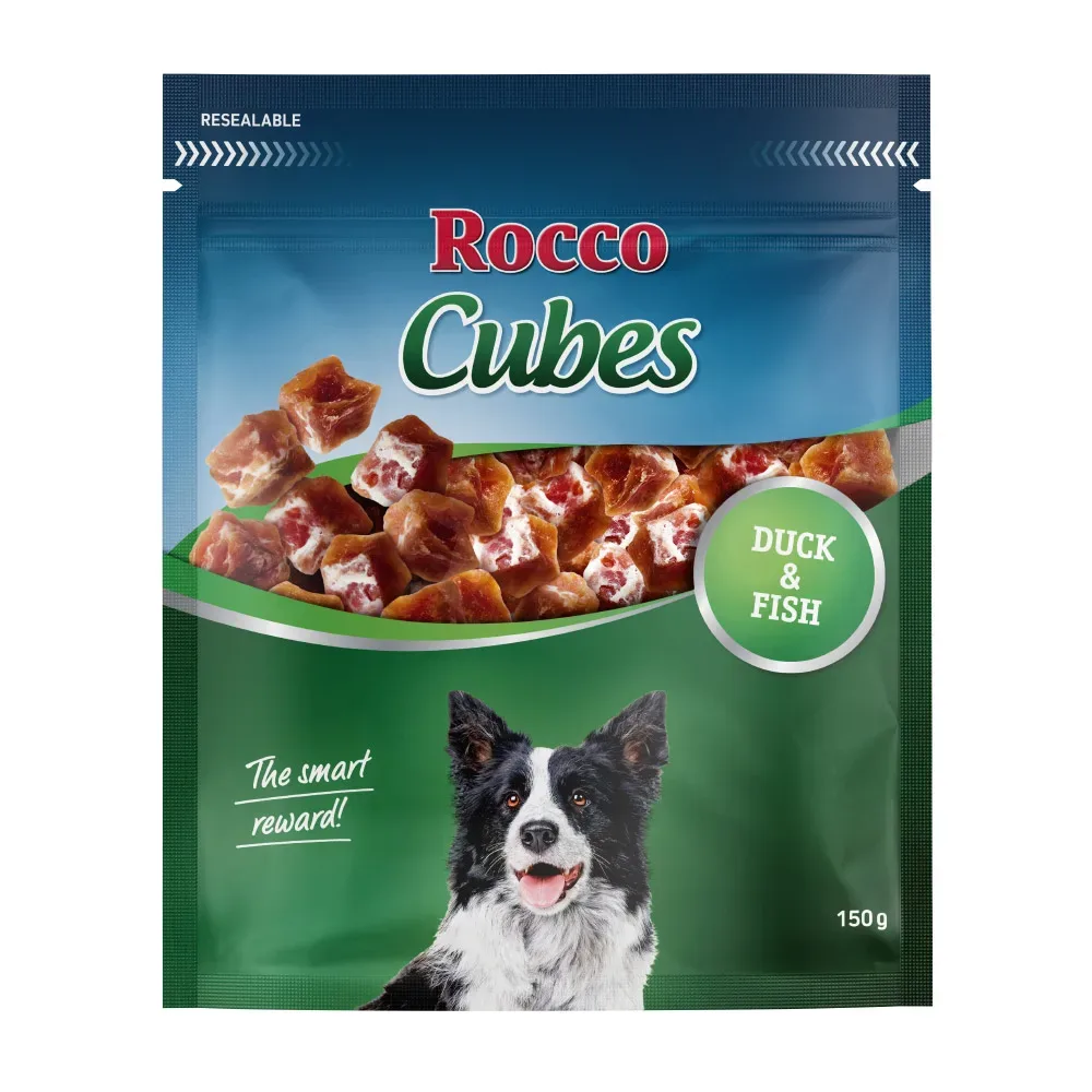 Sparpaket Rocco Cubes  - Ente 4 x 150 g