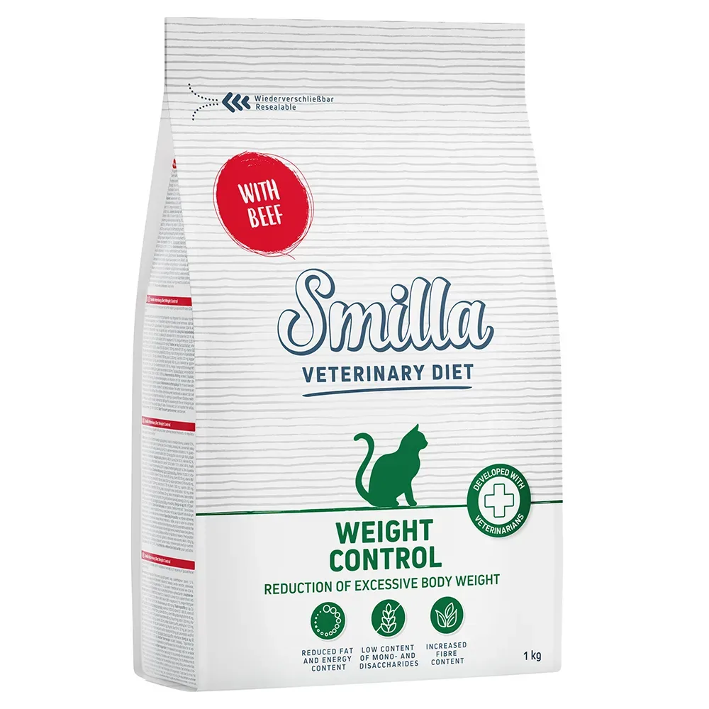 Smilla Veterinary Diet Diabetes & Weight Control Rind - 1 kg