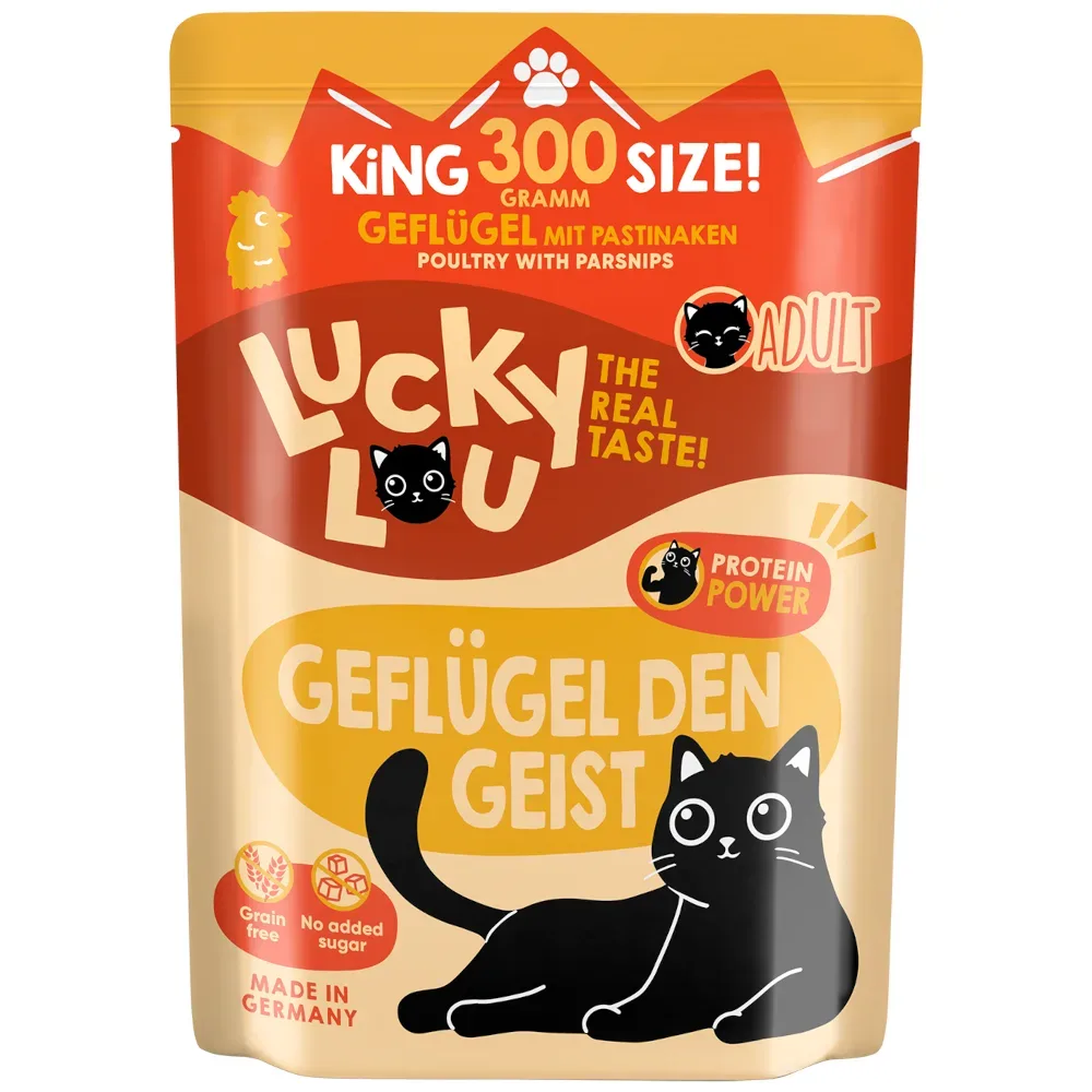 Sparpaket Lucky Lou Adult 24 x 300 g - Geflügel & Thunfisch