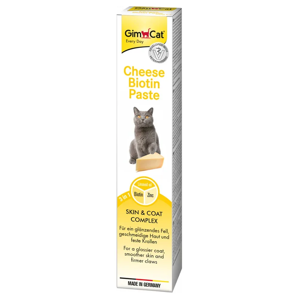 GimCat Cheese Biotin Paste - Sparpaket: 2 x 200 g