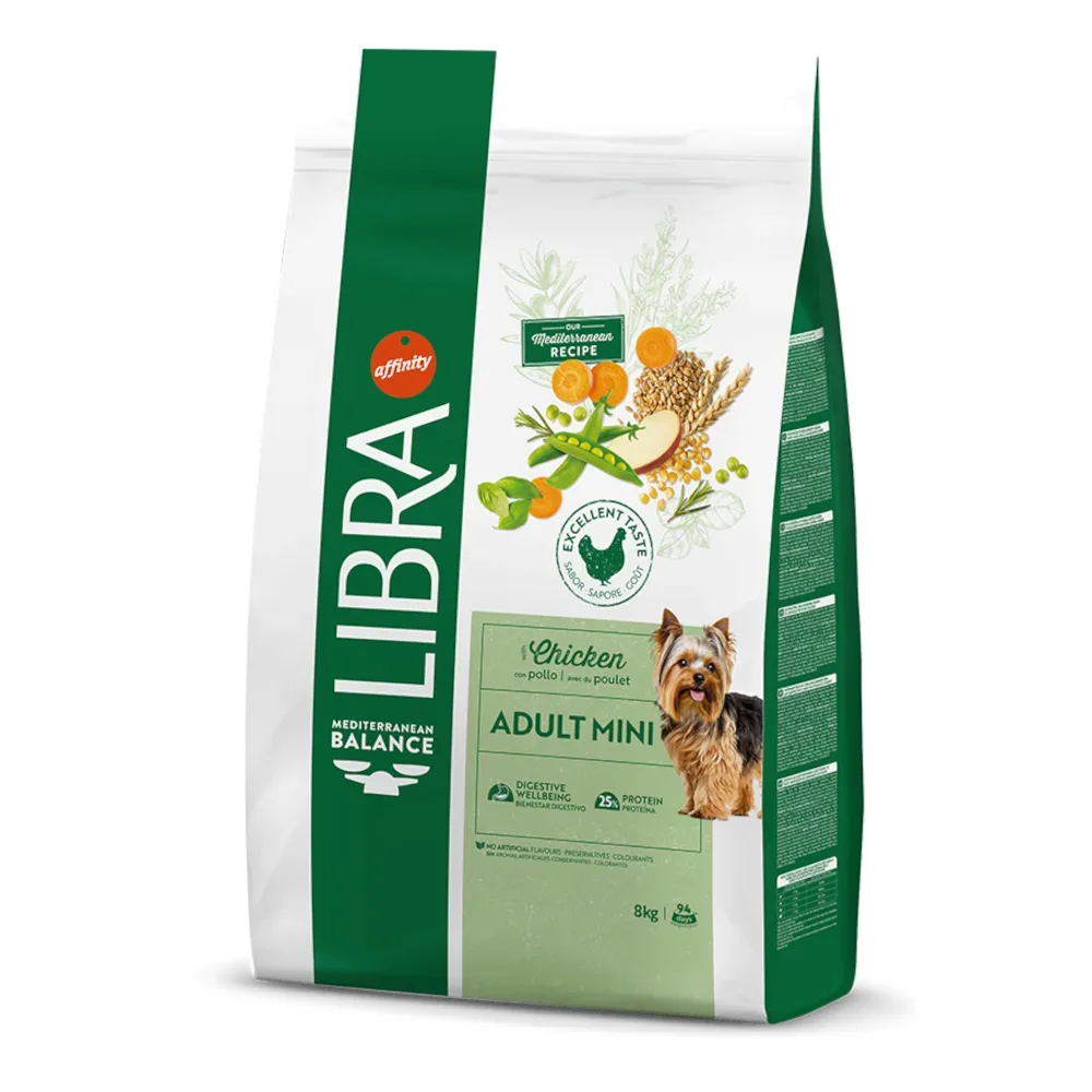 Libra Dog Mini Huhn - Sparpaket: 2 x 8 kg