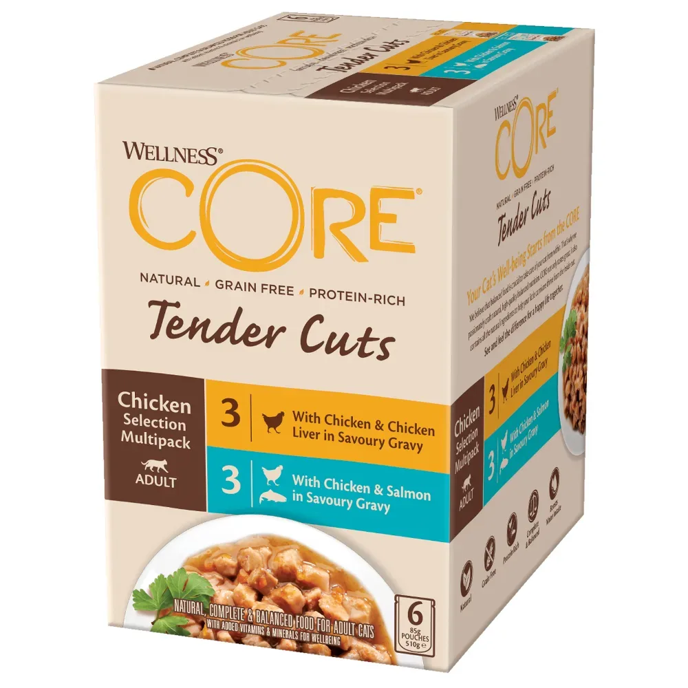 Sparpaket Wellness Core Tender Cuts 12 x 85 g - Huhn-Auswahl