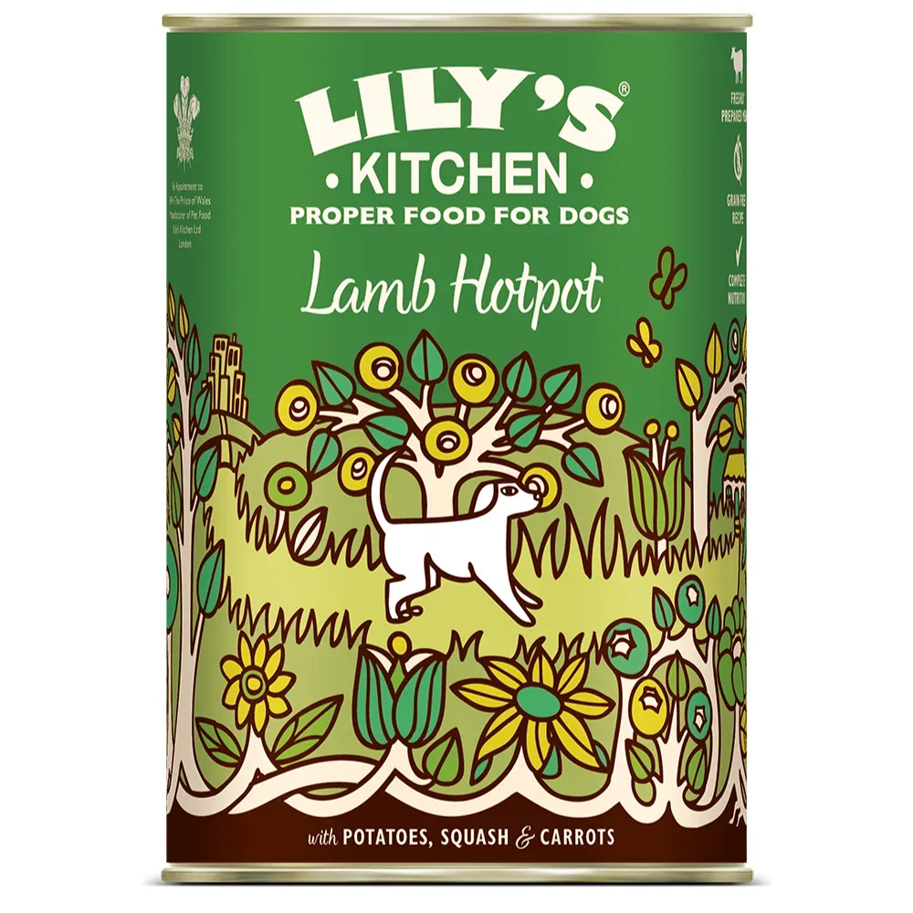 Lily's Kitchen Dinner für Hunde 6 x 400 g - Lamm mit Kartoffeln, Kürbis & Karotten