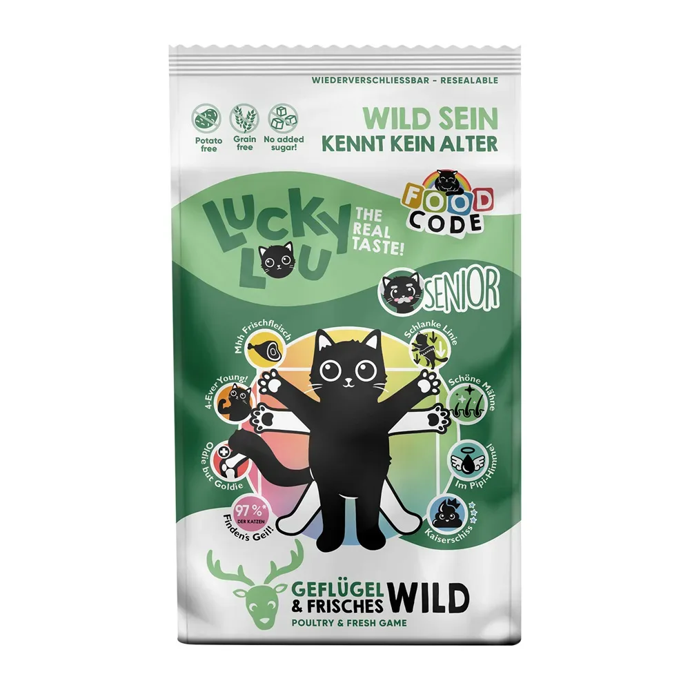 Lucky Lou Senior Geflügel & Wild - Sparpaket: 2 x 1,7 kg