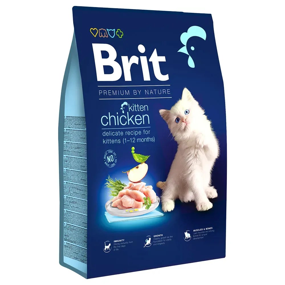 Brit Premium by Nature Cat Kitten Huhn - 8 kg