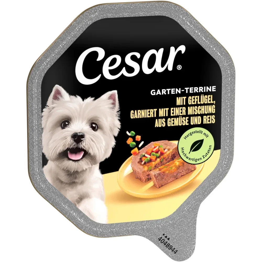 Megapack Cesar Schale 28 x 150 g - Geflügel, Gemüse und Reis