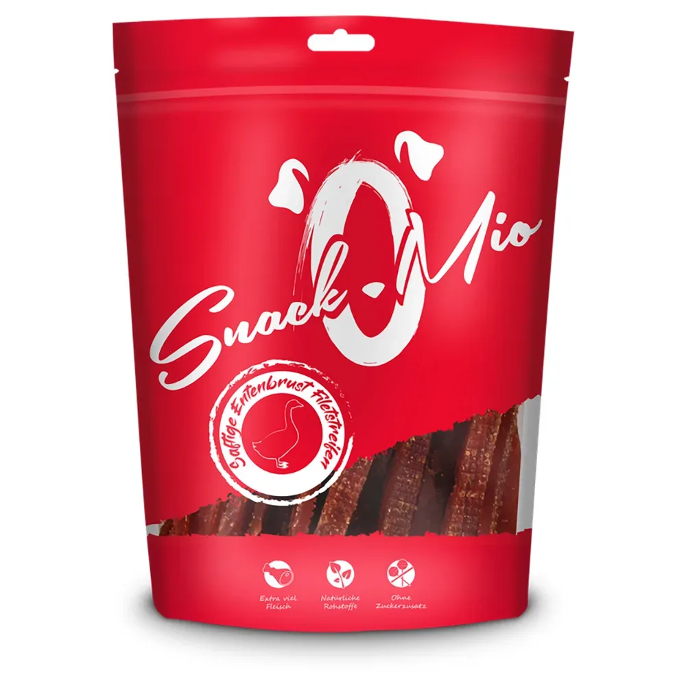 SnackOMio Saftige Entenbrust Filetstreifen - 70 g