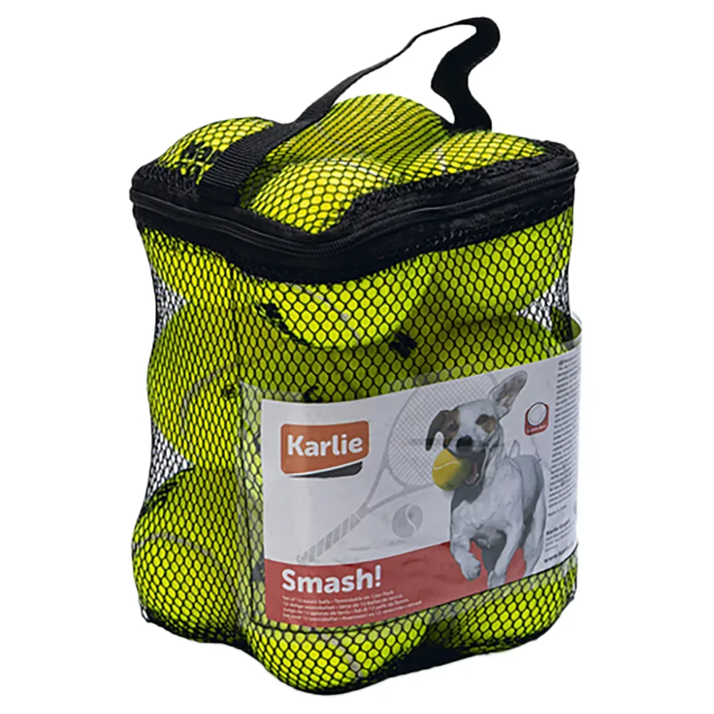 Karlie Tennisball-Set - 12 Stück, Ø 6 cm