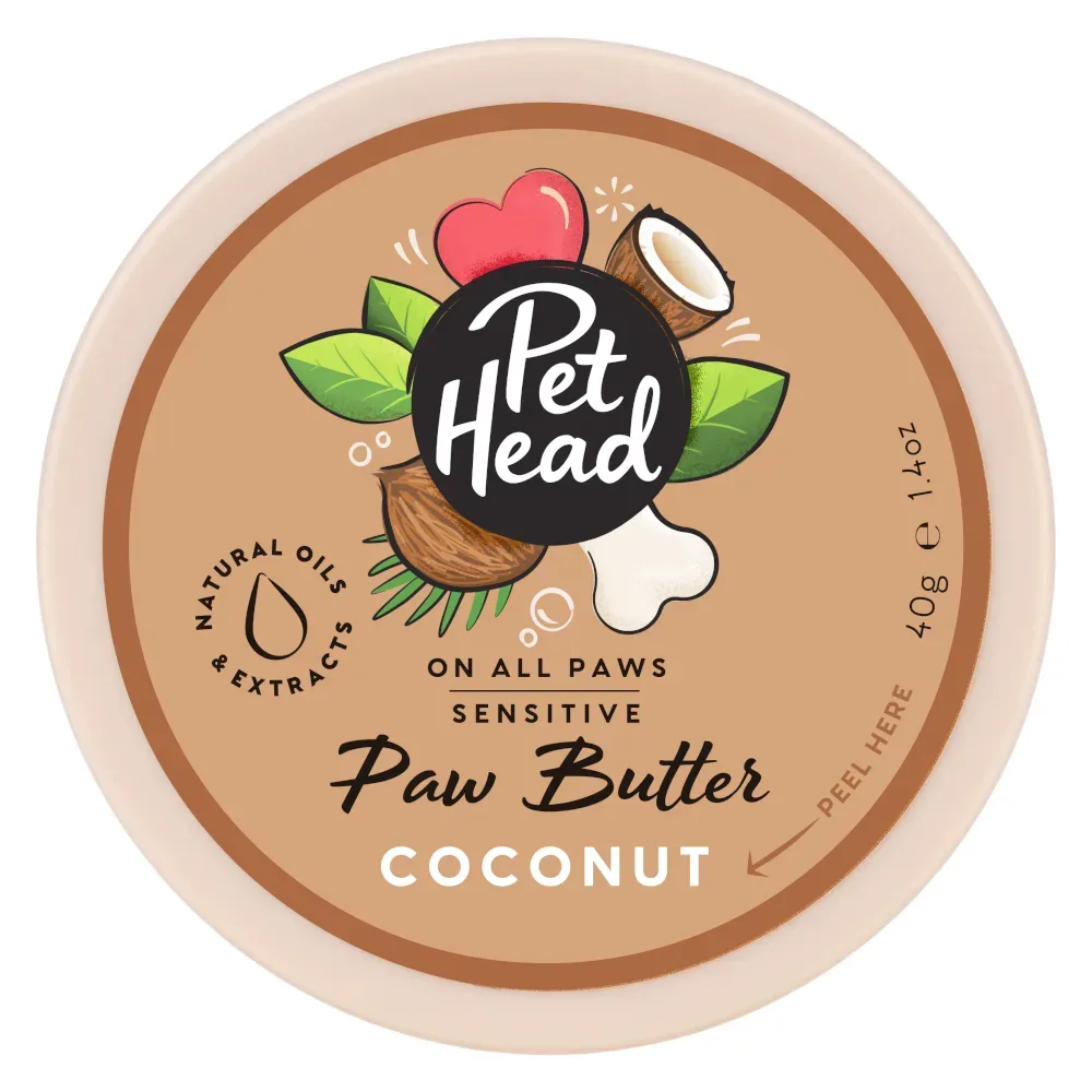 Pfotenbalsam für Hunde: Pet Head On All Paws Paw Butter - Kokosnuss