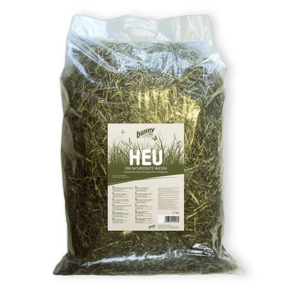 Bunny Heu von Naturschutz-Wiesen - Sparpaket 2 x 2,7 kg