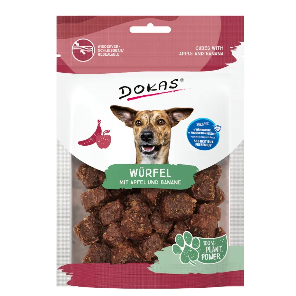 Dokas Würfel mit Apfel & Banane - Sparpaket: 8 x 105 g
