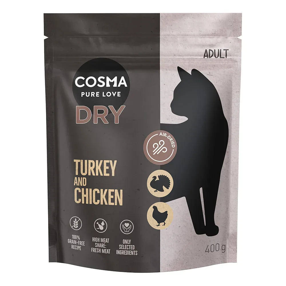 Cosma Air-Dried Trockenfutter Pute & Huhn - 400 g
