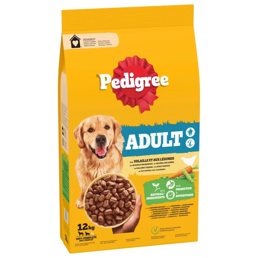 Pedigree Adult Geflügel & Gemüse - 12 kg