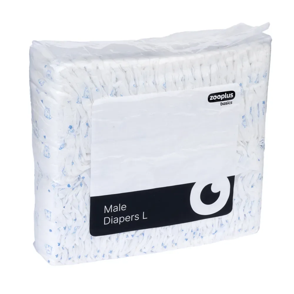 zooplus Basics Rüdenwindeln - Grösse L: 57 - 72 cm, 50 Stück