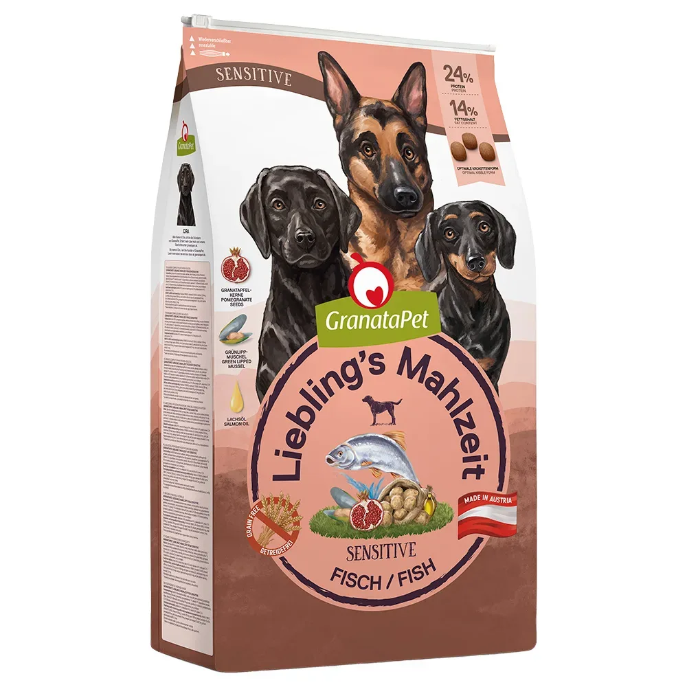 Sparpaket GranataPet Liebling's Mahlzeit 2 x 10 kg - Adult Sensitive Fisch