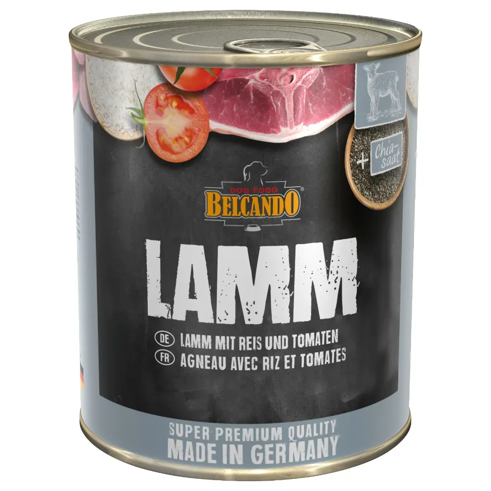 Sparpaket Belcando Super Premium 24 x 800 g - Huhn & Ente mit Hirse & Karotten