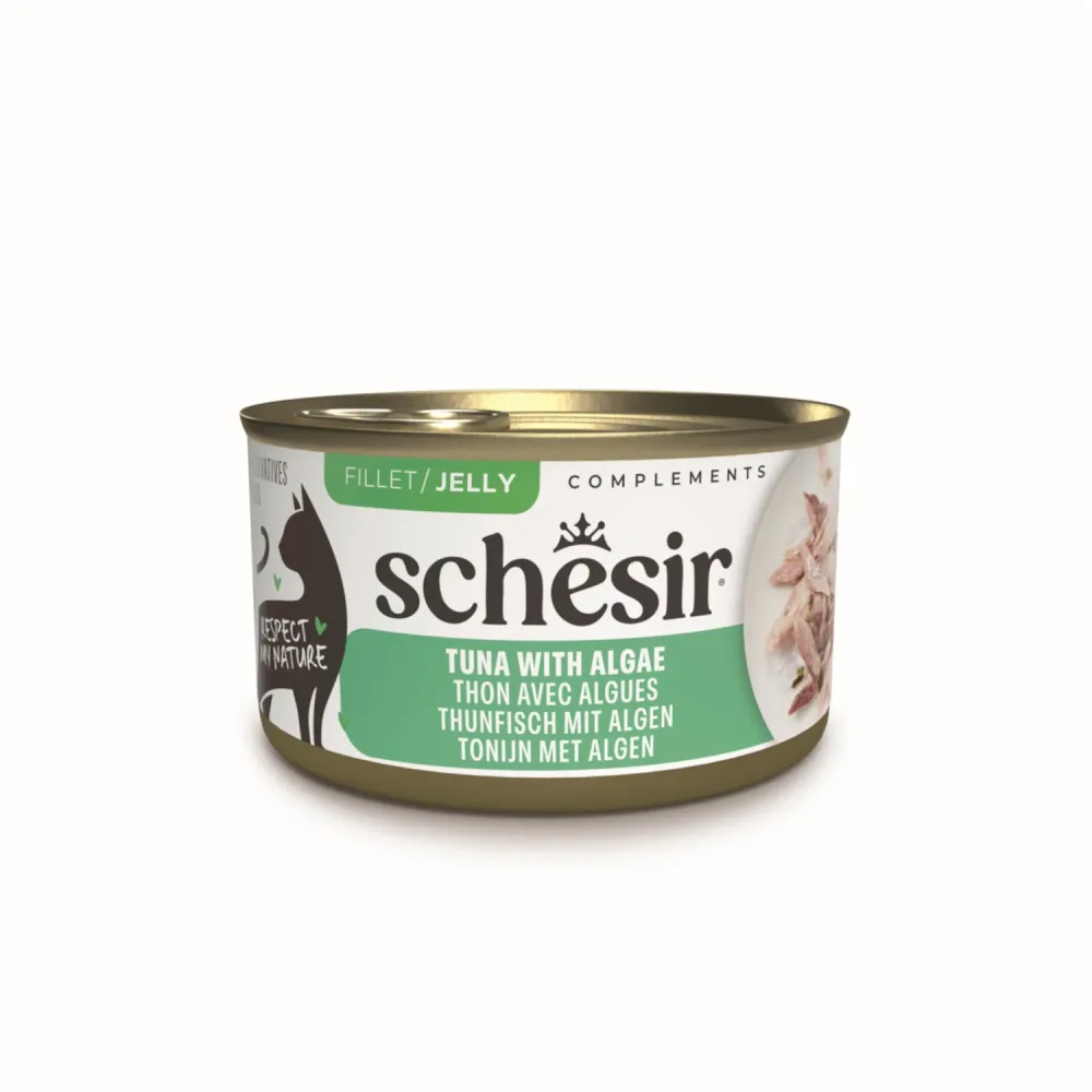 Schesir Complements in Gelee 6 x 70 g in Dosen - Thunfisch mit Algen
