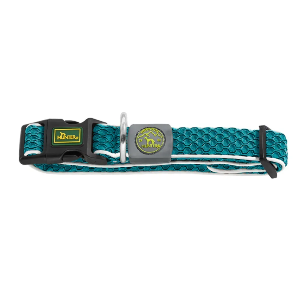 Hunter Halsung Hilo Vario Basic, türkis - Grösse M-L: 33 - 50 cm Halsumfang