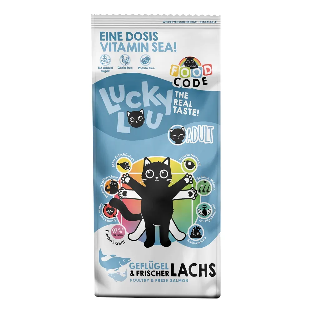 Lucky Lou Adult Geflügel & Lachs - Sparpaket: 2 x 3 kg