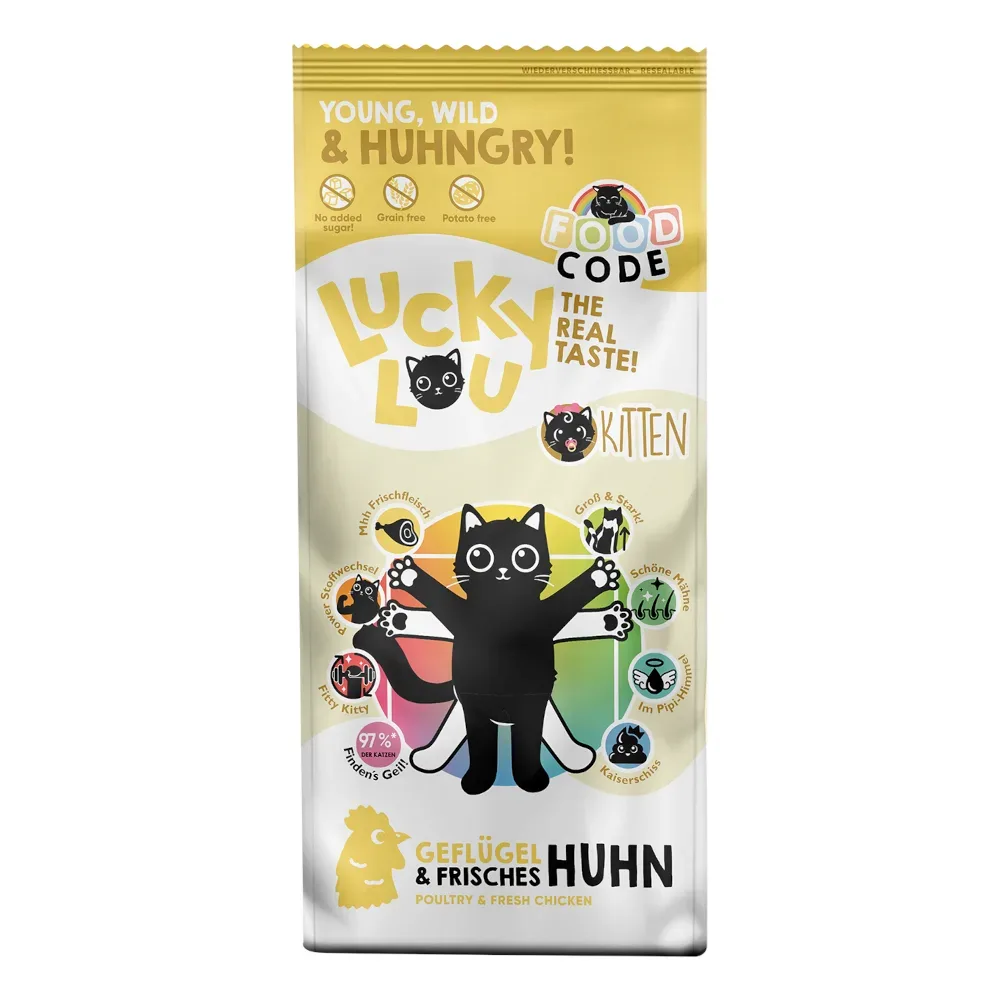 Lucky Lou Kitten Geflügel & Huhn - 3 kg