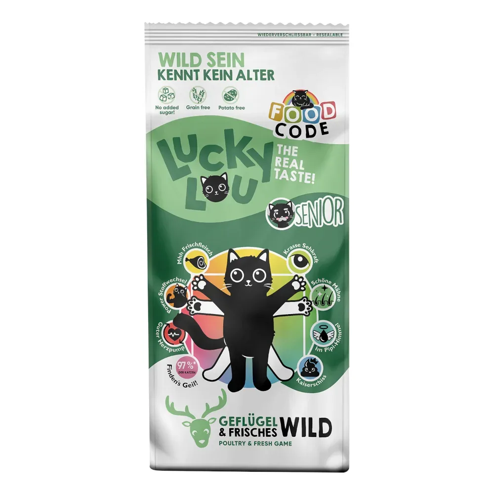 Lucky Lou Senior Geflügel & Wild - Sparpaket: 2 x 1,7 kg