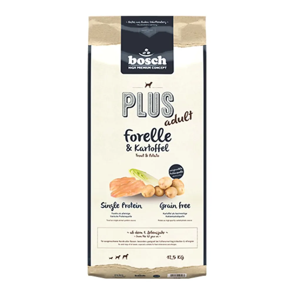 bosch Plus Forelle & Kartoffel - Sparpaket: 2 x 12,5 kg