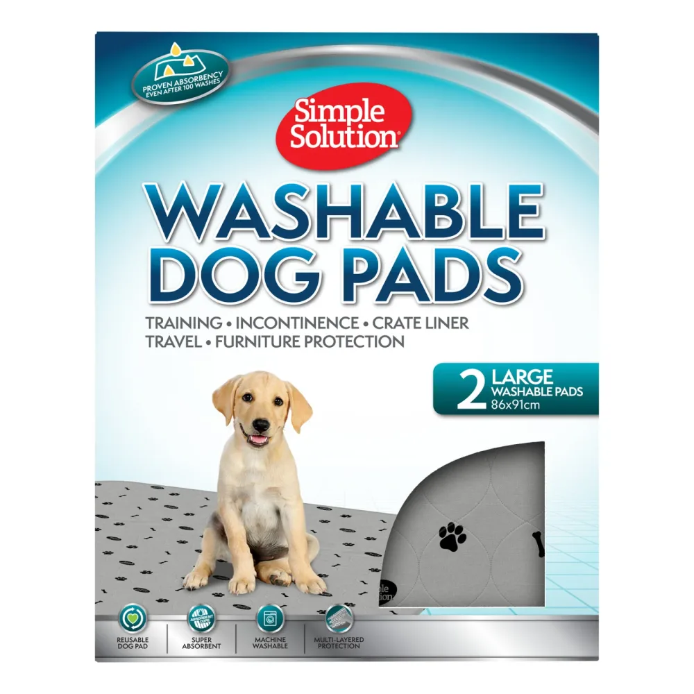 Simple Solution waschbare Unterlage für Hunde - Grösse L: L 86 x B 91 cm