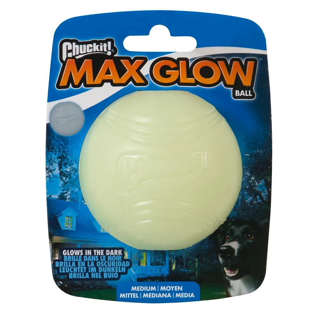 Chuckit! Max Glow Ball - Gr. L: Ø 7,6 cm