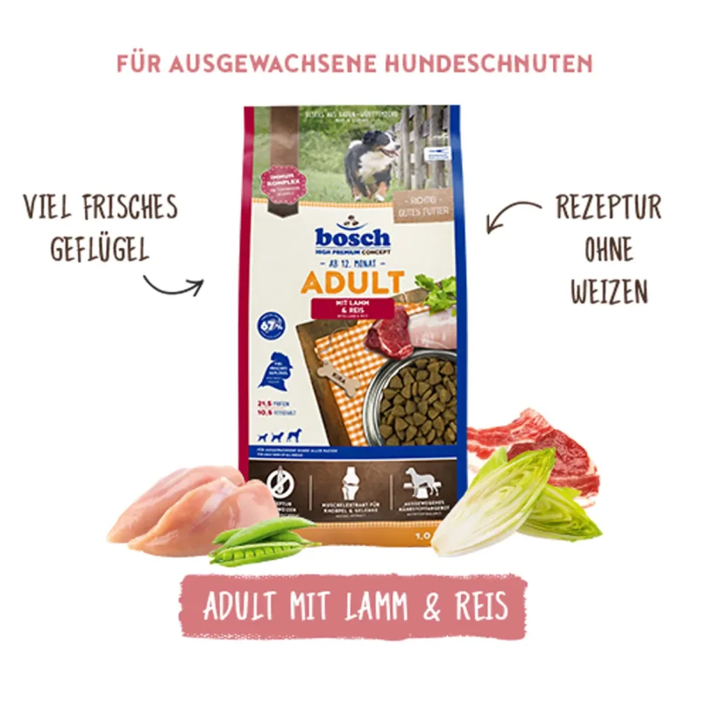 bosch High Premium Concept Adult Lamm & Reis 15 kg