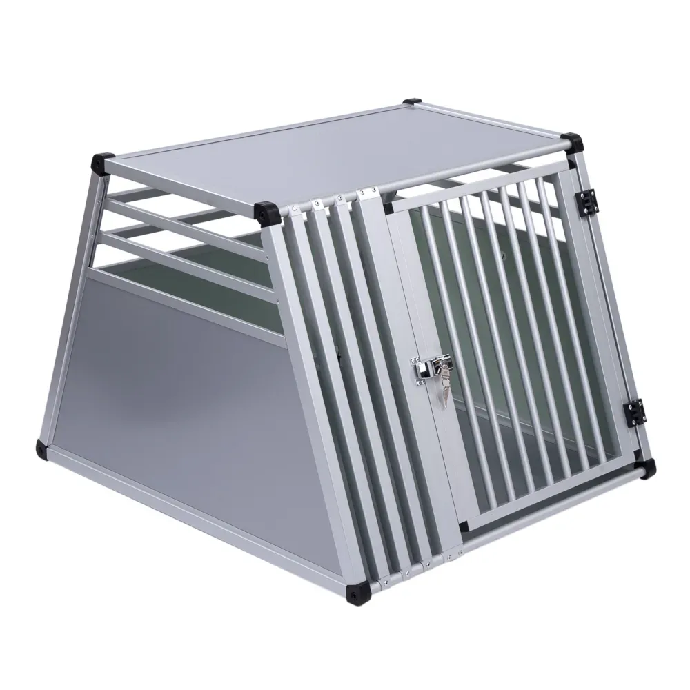 Autohundebox AluRide - Grösse L: B 80 x T 92 x H 65 cm