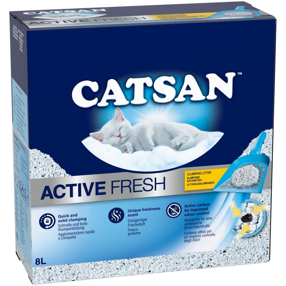 CATSAN Active Fresh Klumpstreu 8 l