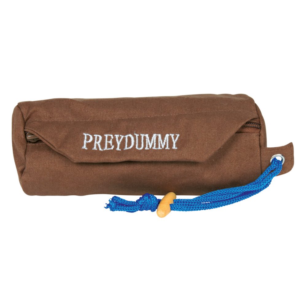 TRIXIE Preydummy Canvas Beutel für Futter - dunkelbraun