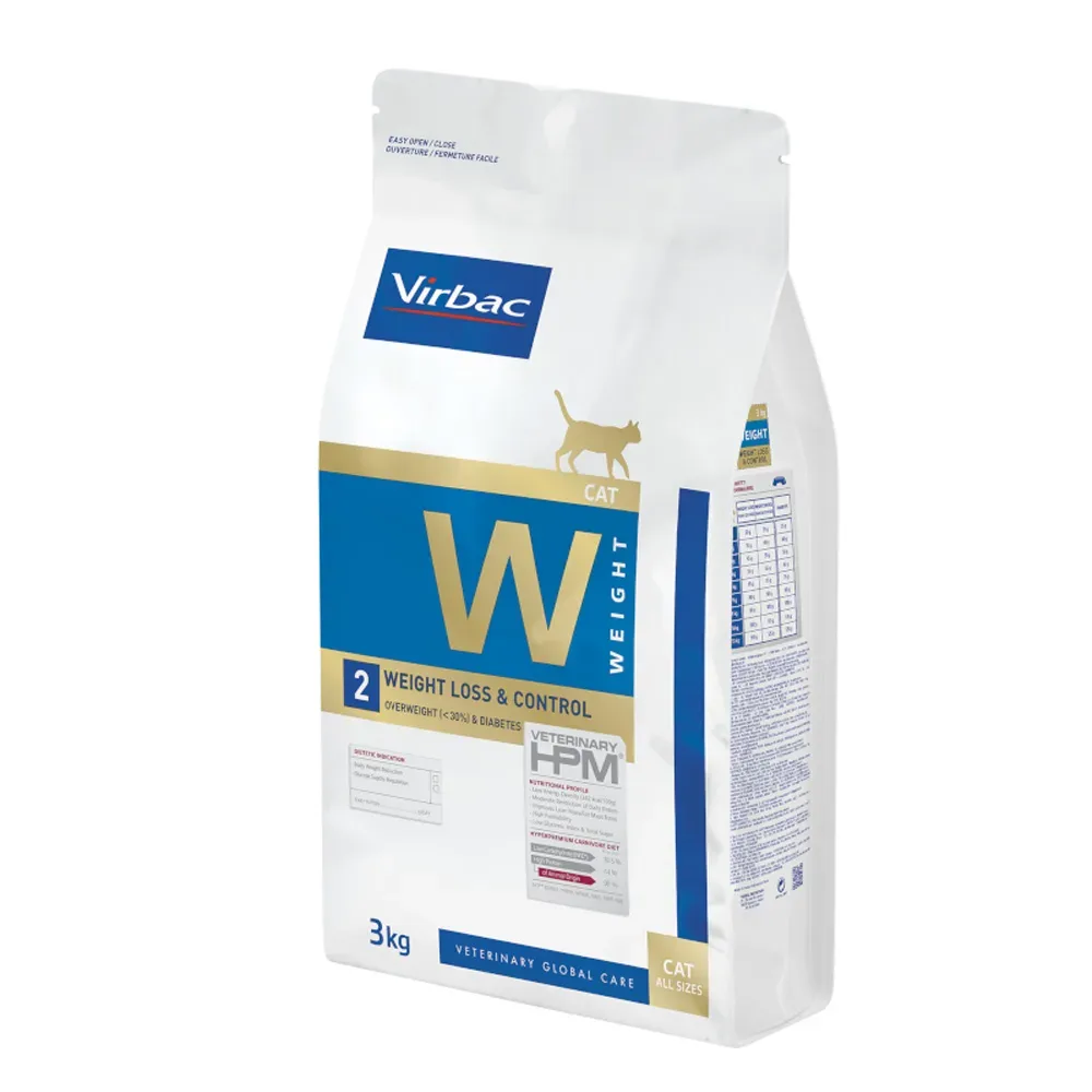 Virbac Veterinary HPM Cat Weight Loss and Control W2 - 7 kg